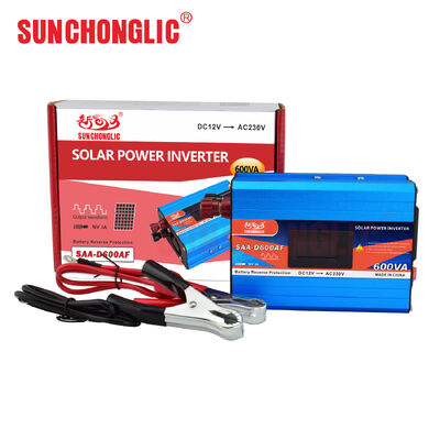 İyi bir fiyat. Araba ve Güneş Kullanımı için Pil Ters Korumalı DC12V'den AC220V'ye 600W Tepe Modifiye Sinüs Güç İnvertörü çevrimiçi