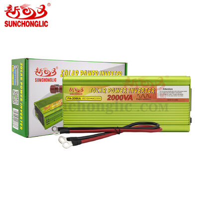 İyi bir fiyat. FA-2000A 2000VA Modifiye Sinüs Dalgası İnvertör 12V DC'den 220V AC'ye USB Portlu Güneş Enerjisi Sistemleri İçin çevrimiçi
