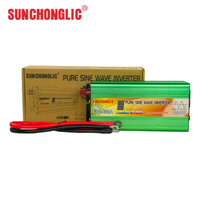 سعر جيد FPC-800A عاكس طاقة موجة الصين النقي 800W مقياس 1500W ذروة 12 فولت إلى 220 فولت محول منزلي شمسي خارج الشبكة الانترنت