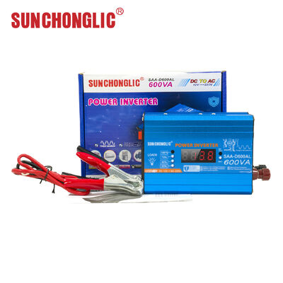 SAA‑D600AL 600VA Modified Sine Wave Power Inverter DC12V to AC220V,With Battery Anti‑reverse Protection & USB Port