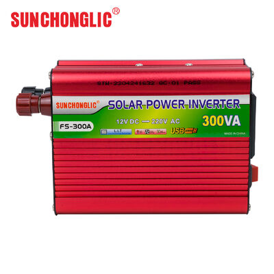 ราคาดี FS-300A 300VA อินเวอร์เตอร์คลื่นไซน์ที่ปรับปรุงพร้อมพอร์ตชาร์จ USB สําหรับการแปลงพลังงาน 12V DC เป็น 220V AC ออนไลน์