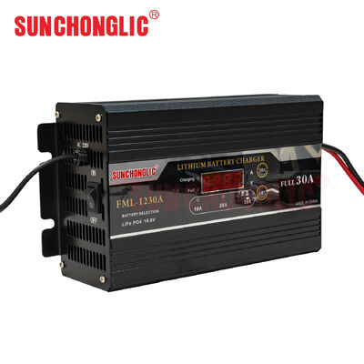 Goede prijs FML-1230A 30A Maximale Uitgangsstroom LiFePO4 Batterijlader met Ingebouwde BMS-activering en 14.5V Constante Spanning online